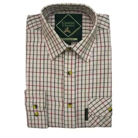 Country Classics Kids Long Sleeve Check Shirt - Beaver