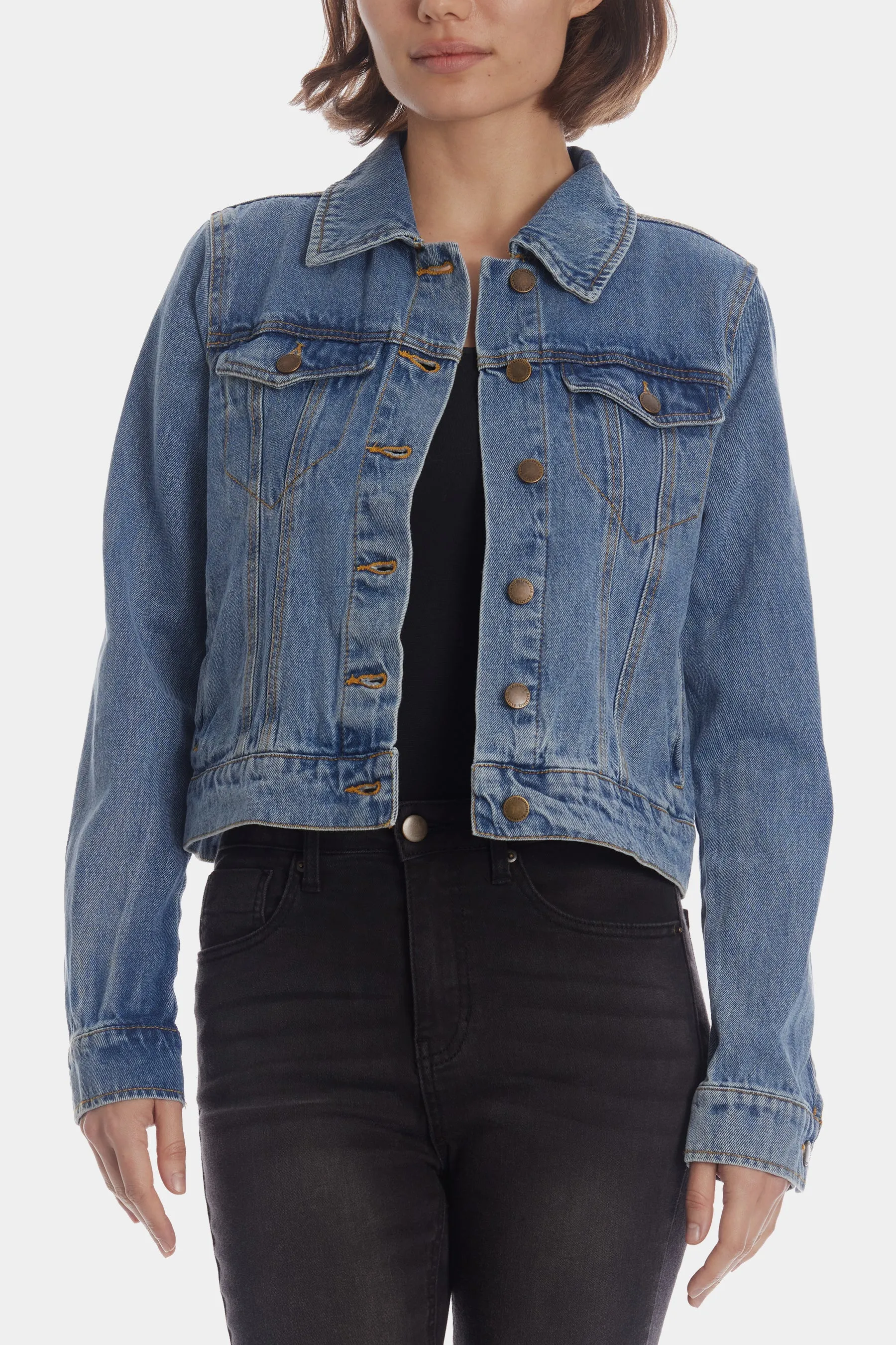 Cropped Denim Jacket