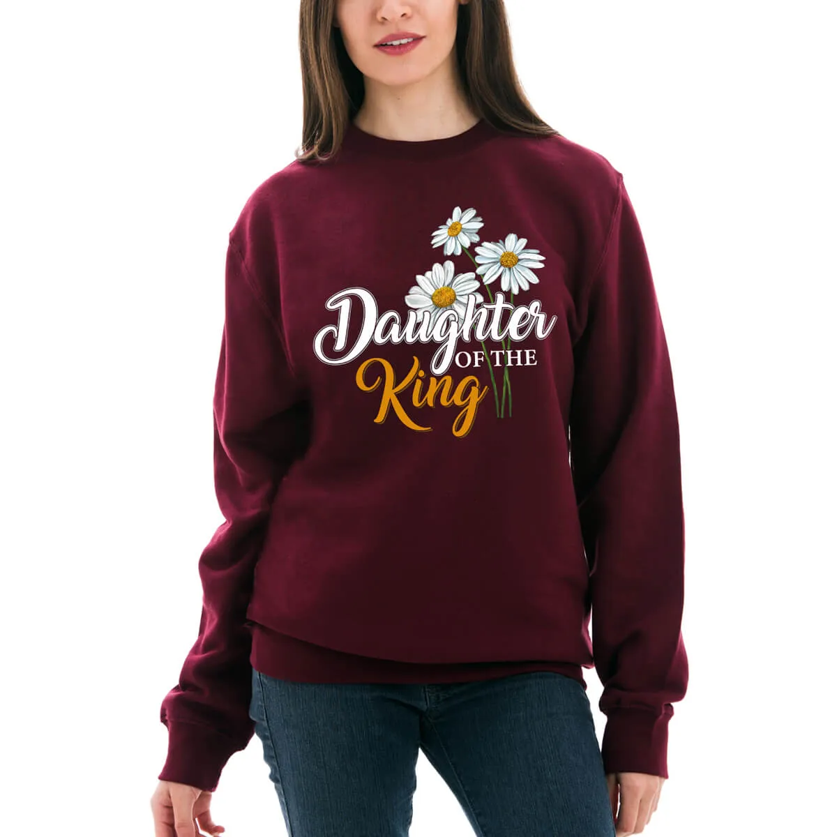 Daughter Of The King Daisy Crewneck Sweatshirt