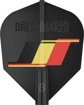 Dimitri van den Bergh 8 Flight No6 Dart Flights by Target