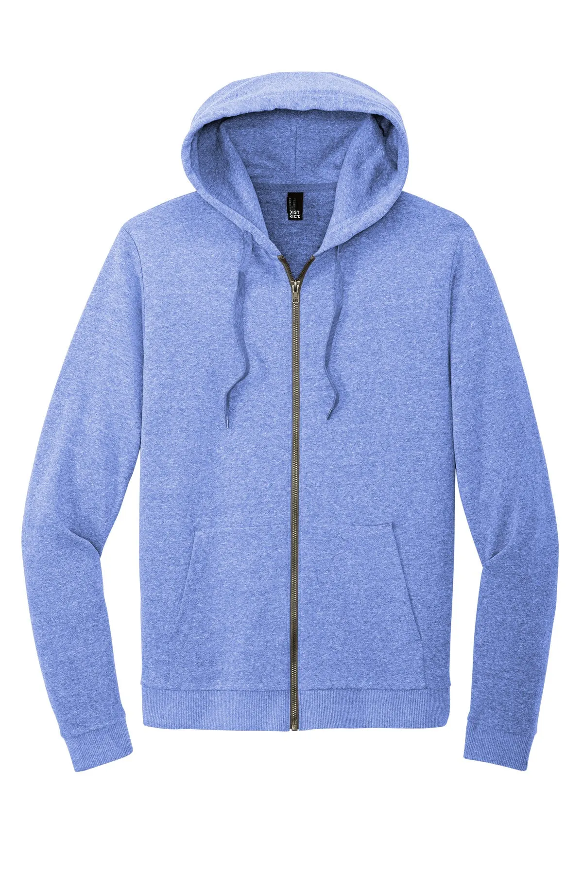 District Perfect Tri Fleece Full-Zip Hoodie DT1302