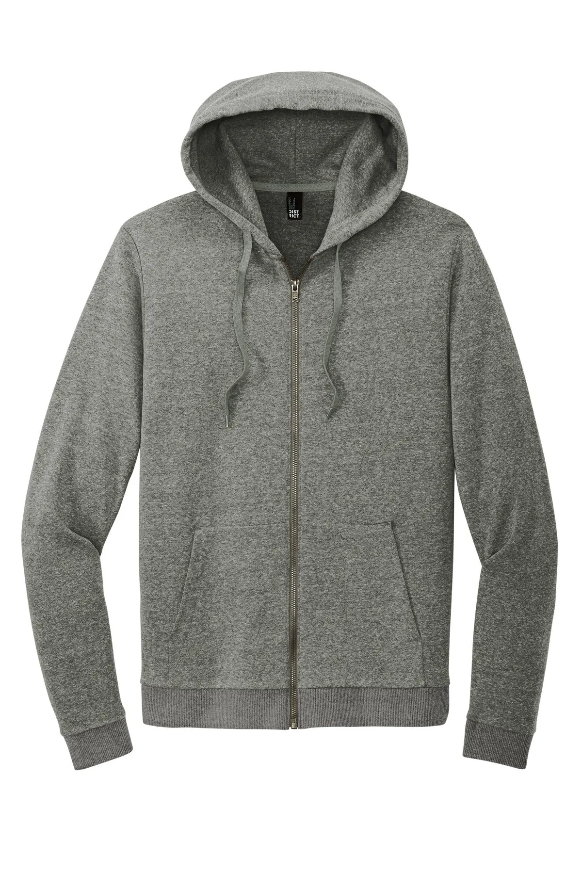 District Perfect Tri Fleece Full-Zip Hoodie DT1302