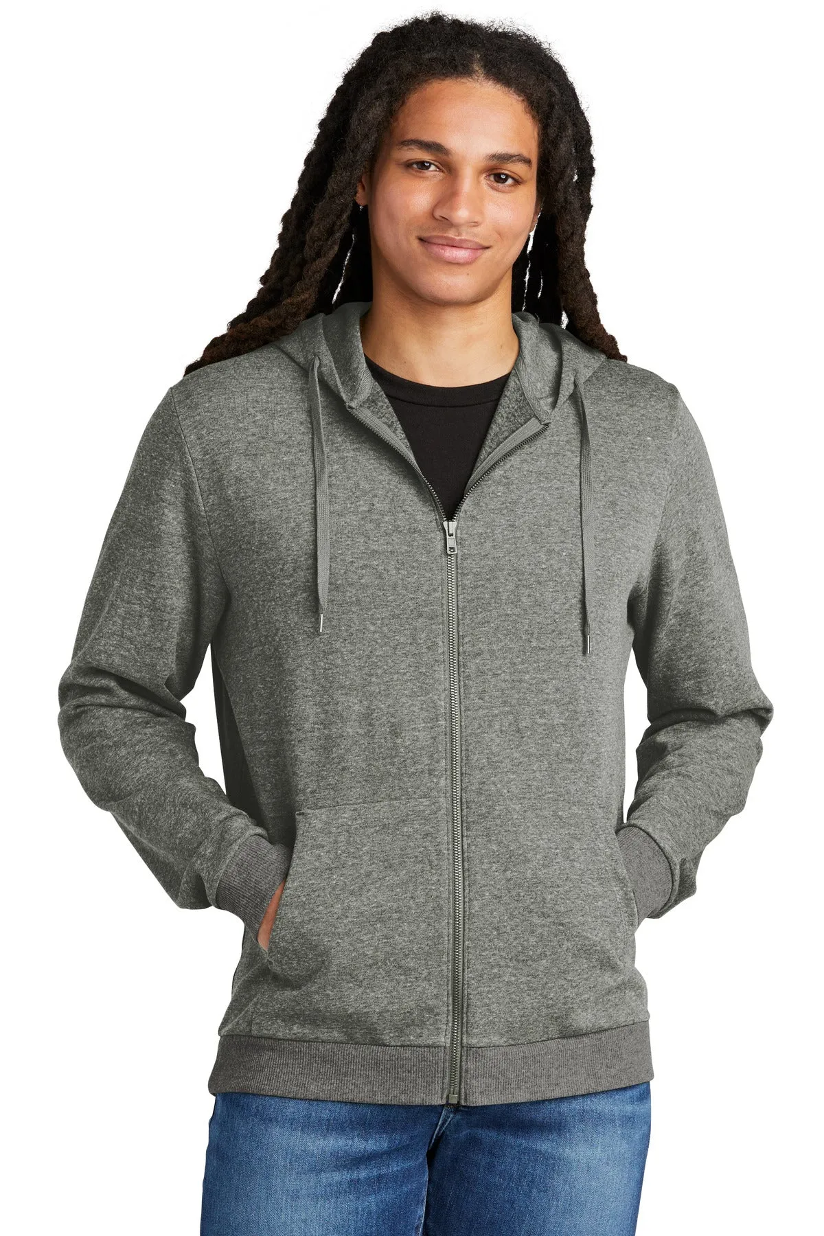 District Perfect Tri Fleece Full-Zip Hoodie DT1302