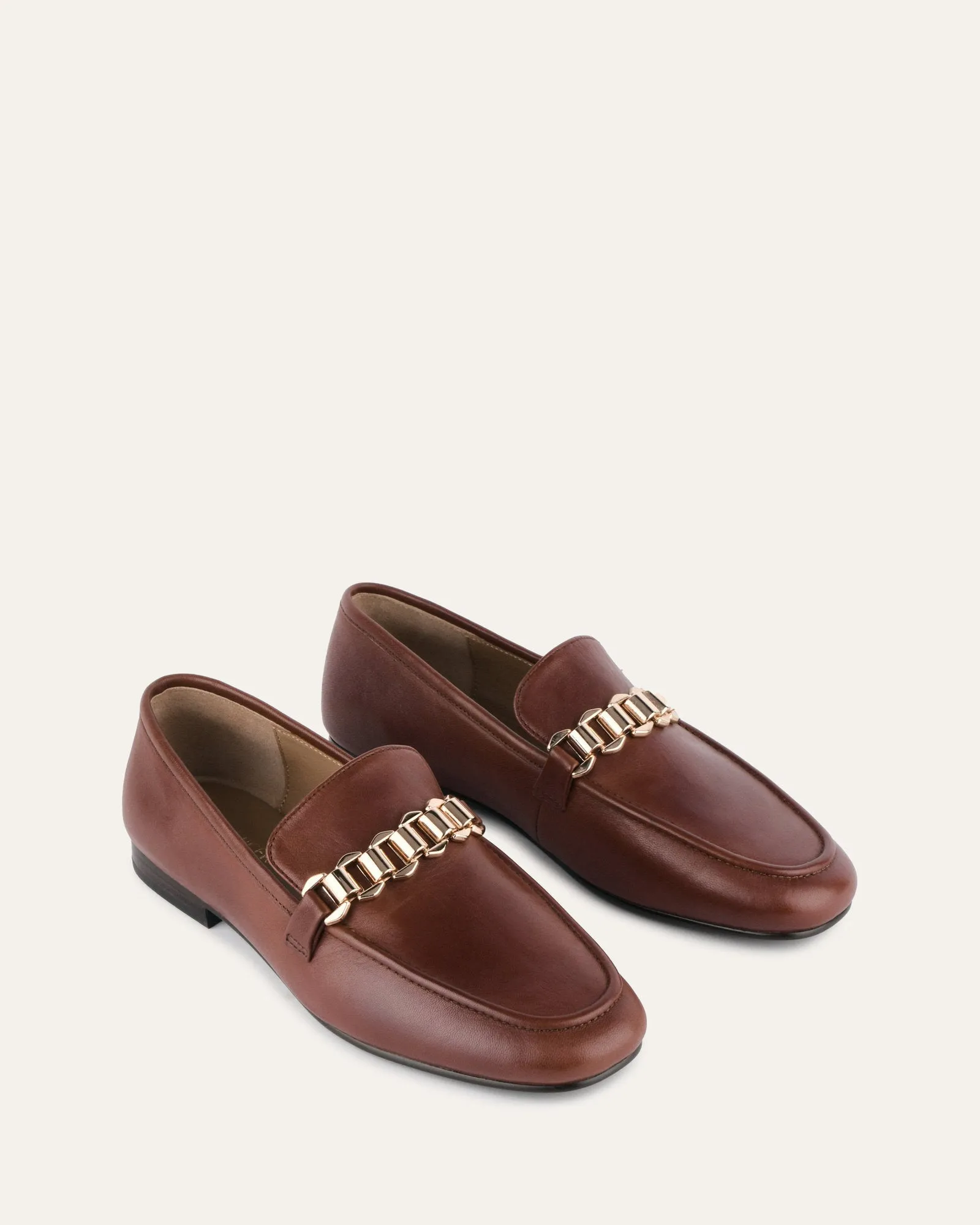 EDEN LOAFERS CHESTNUT LEATHER