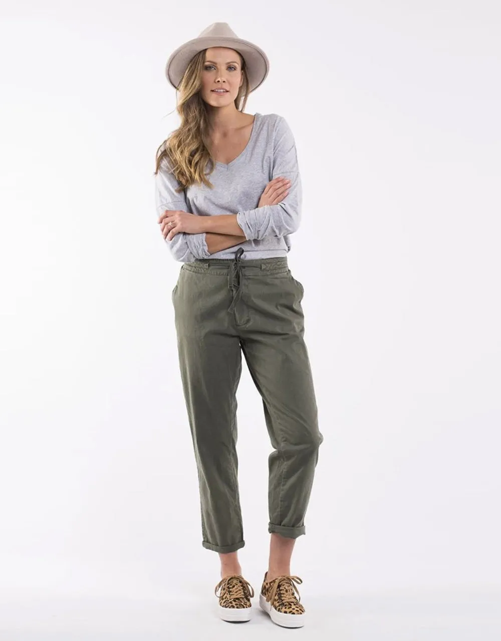 Elm - Adelyn Chino Pant - Khaki