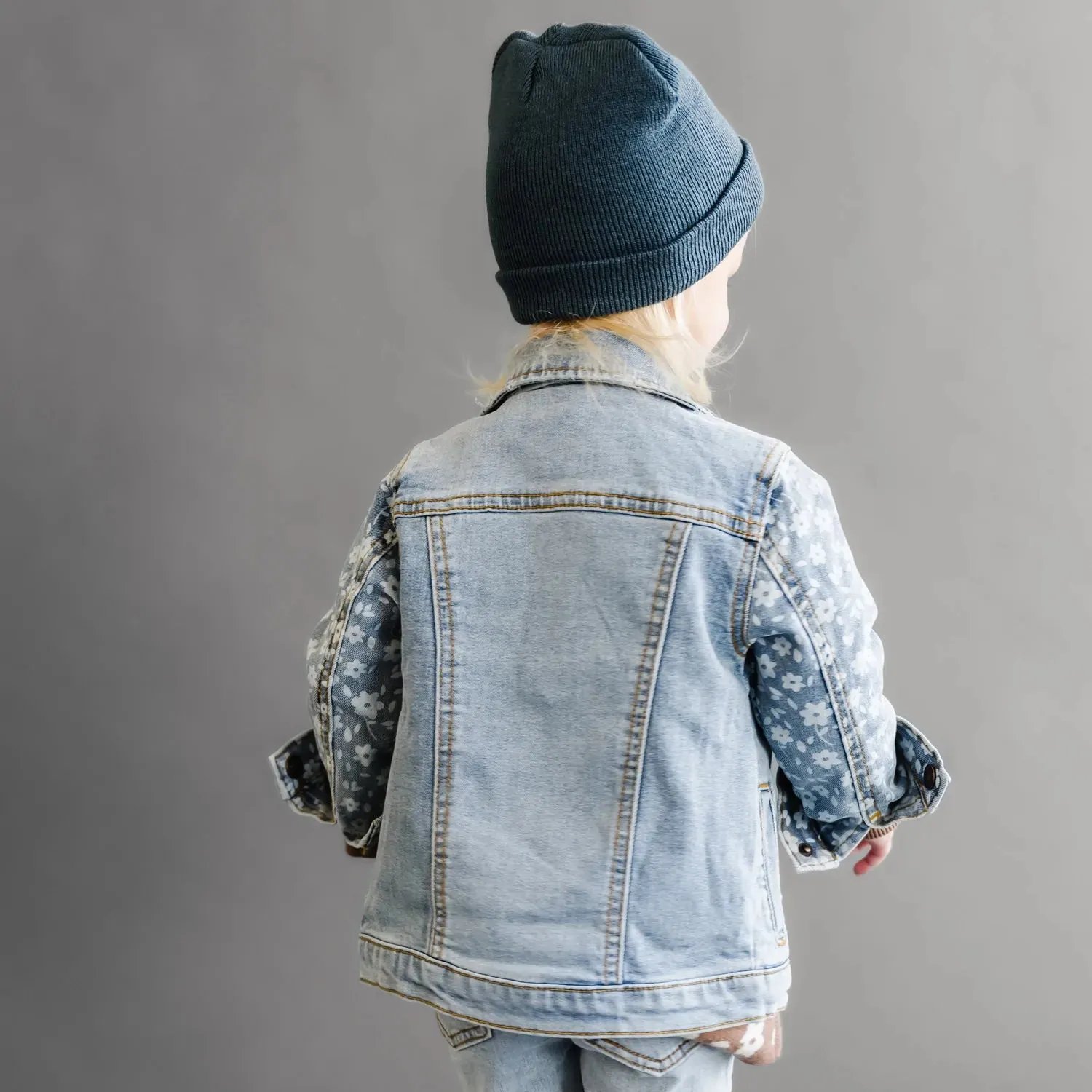 Floral Denim Jacket