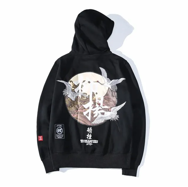 flying Crane hoodie