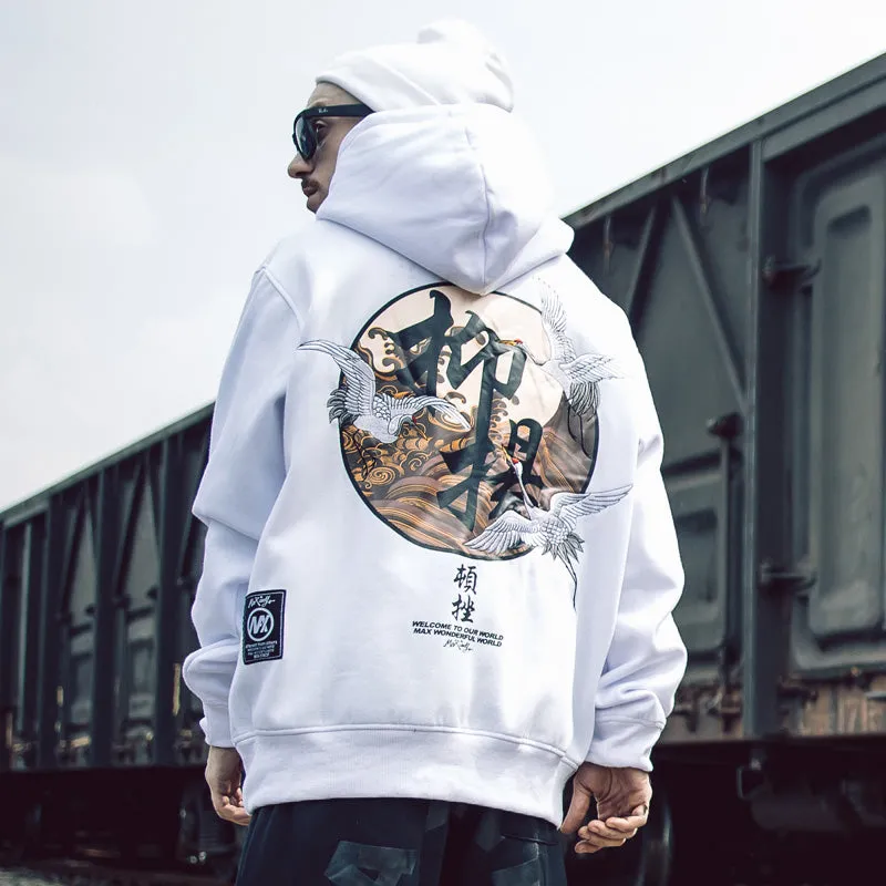 flying Crane hoodie