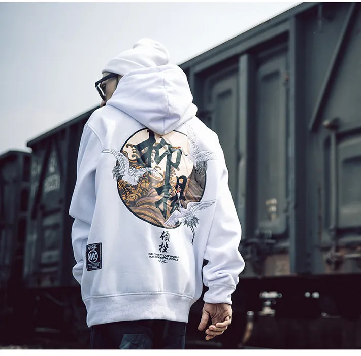 flying Crane hoodie