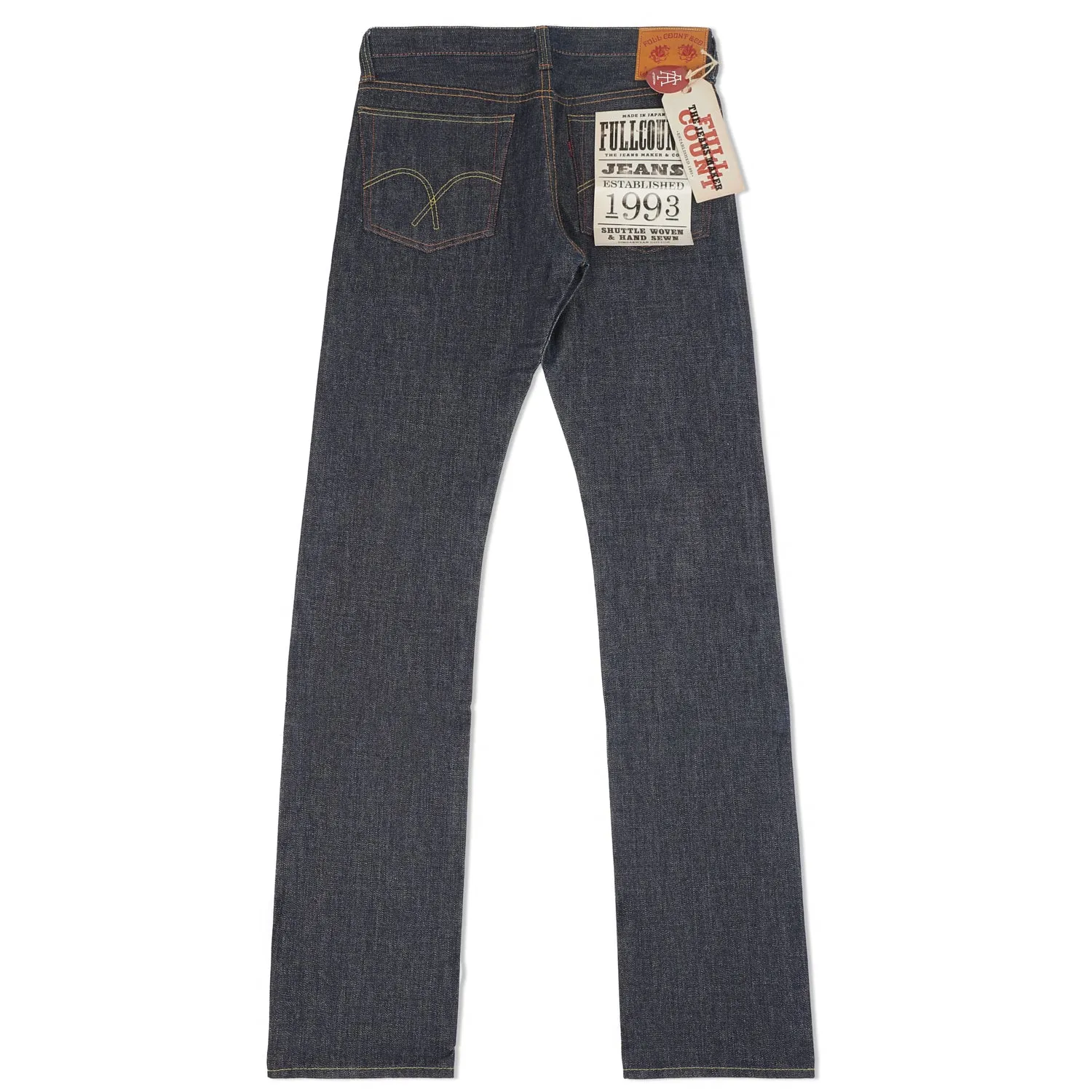 Full Count 1109 13.7oz Slim Straight Jeans - Raw