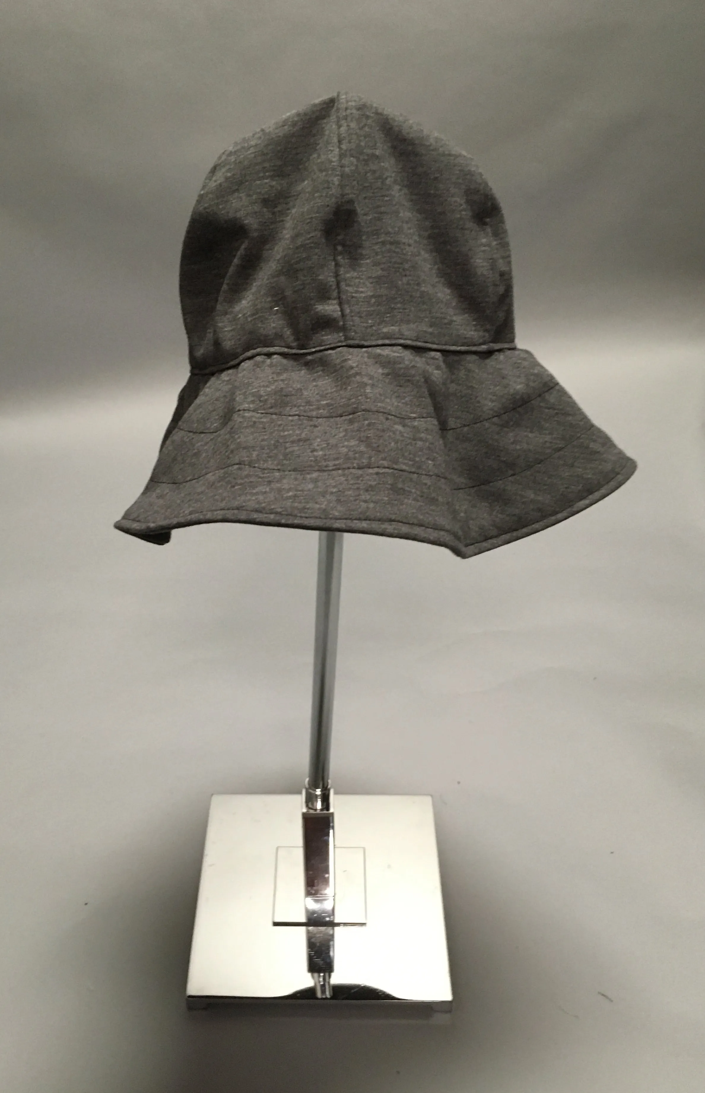 *Grey Light Waterproof Black Fleece Lined Rain Hat $50 (RH 0919E)