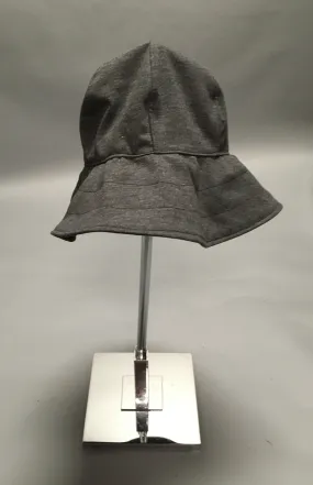 *Grey Light Waterproof Black Fleece Lined Rain Hat $50 (RH 0919E)