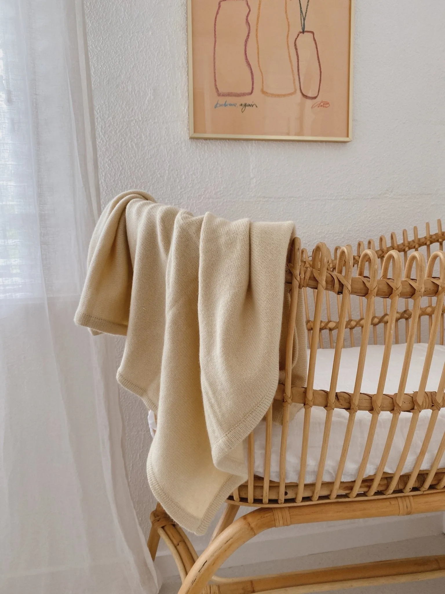 Heirloom baby blanket (100% cashmere)