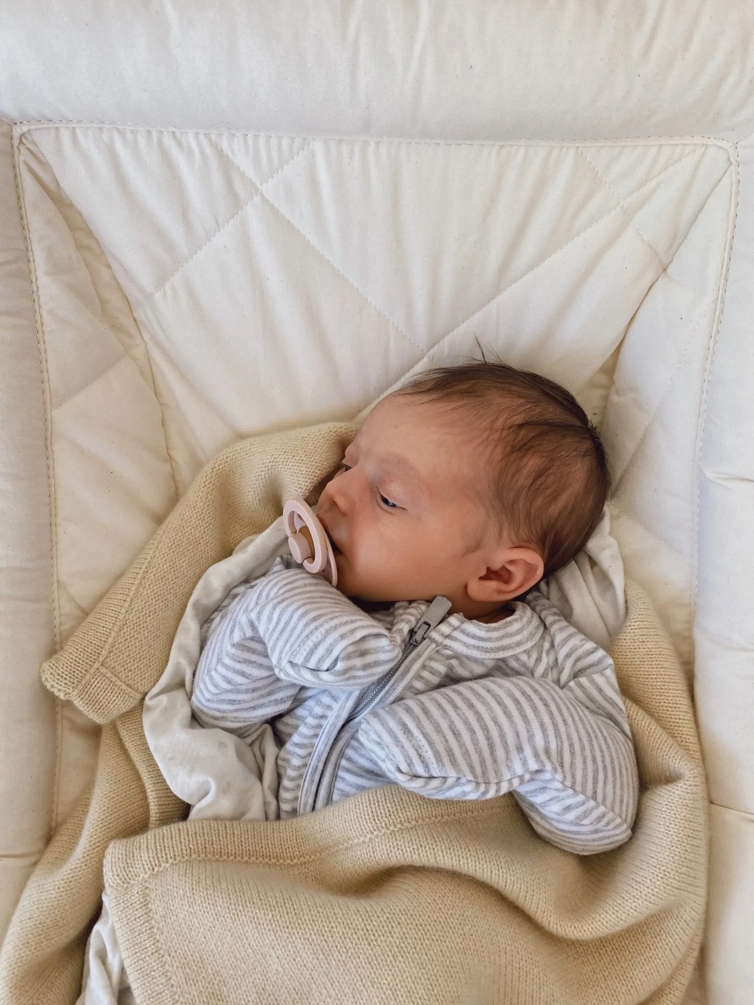 Heirloom baby blanket (100% cashmere)