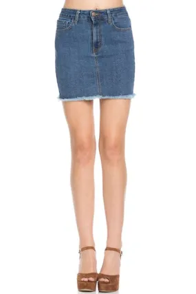 jean mini skirts