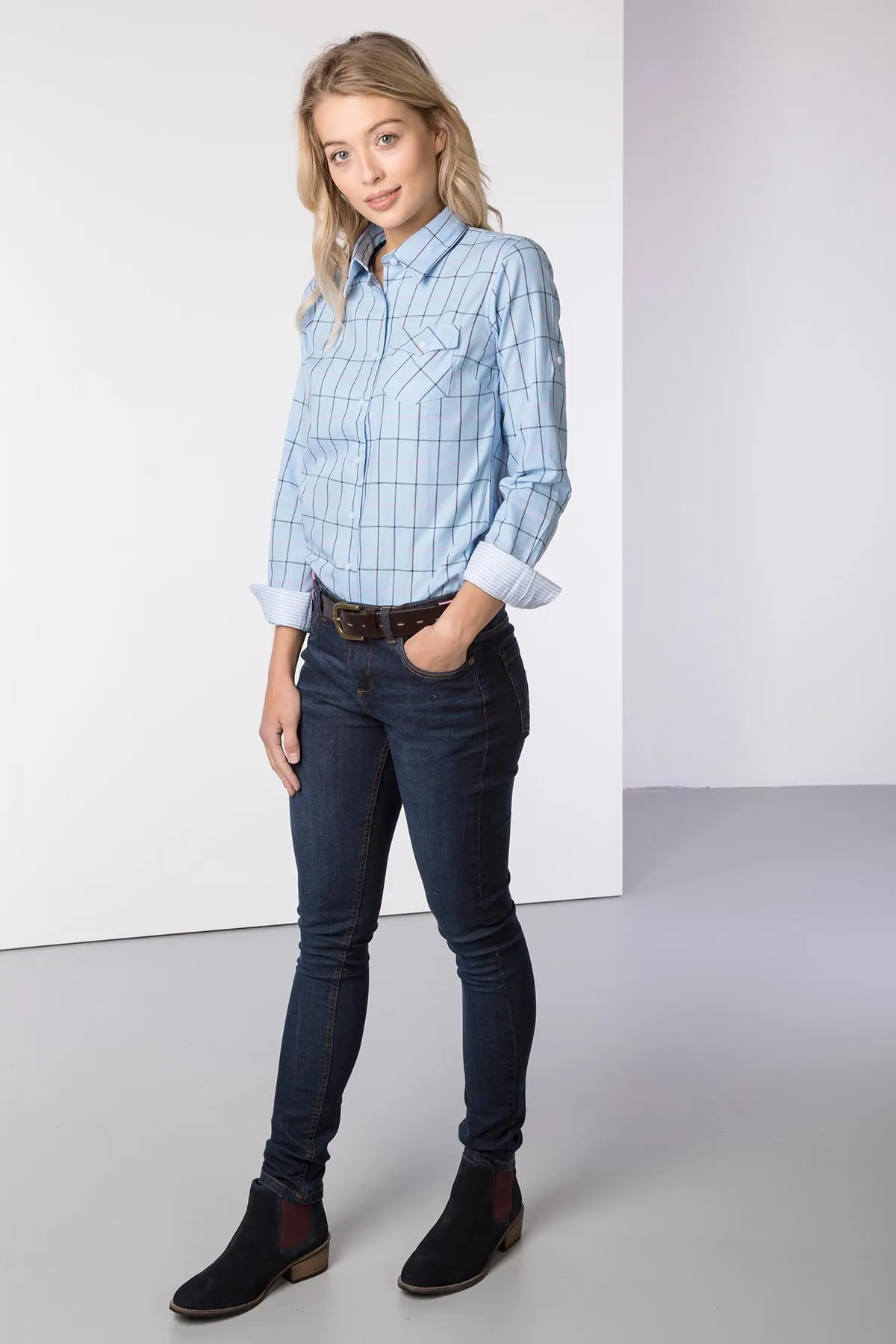 Ladies Hannah Country Shirt - Kate Tweed