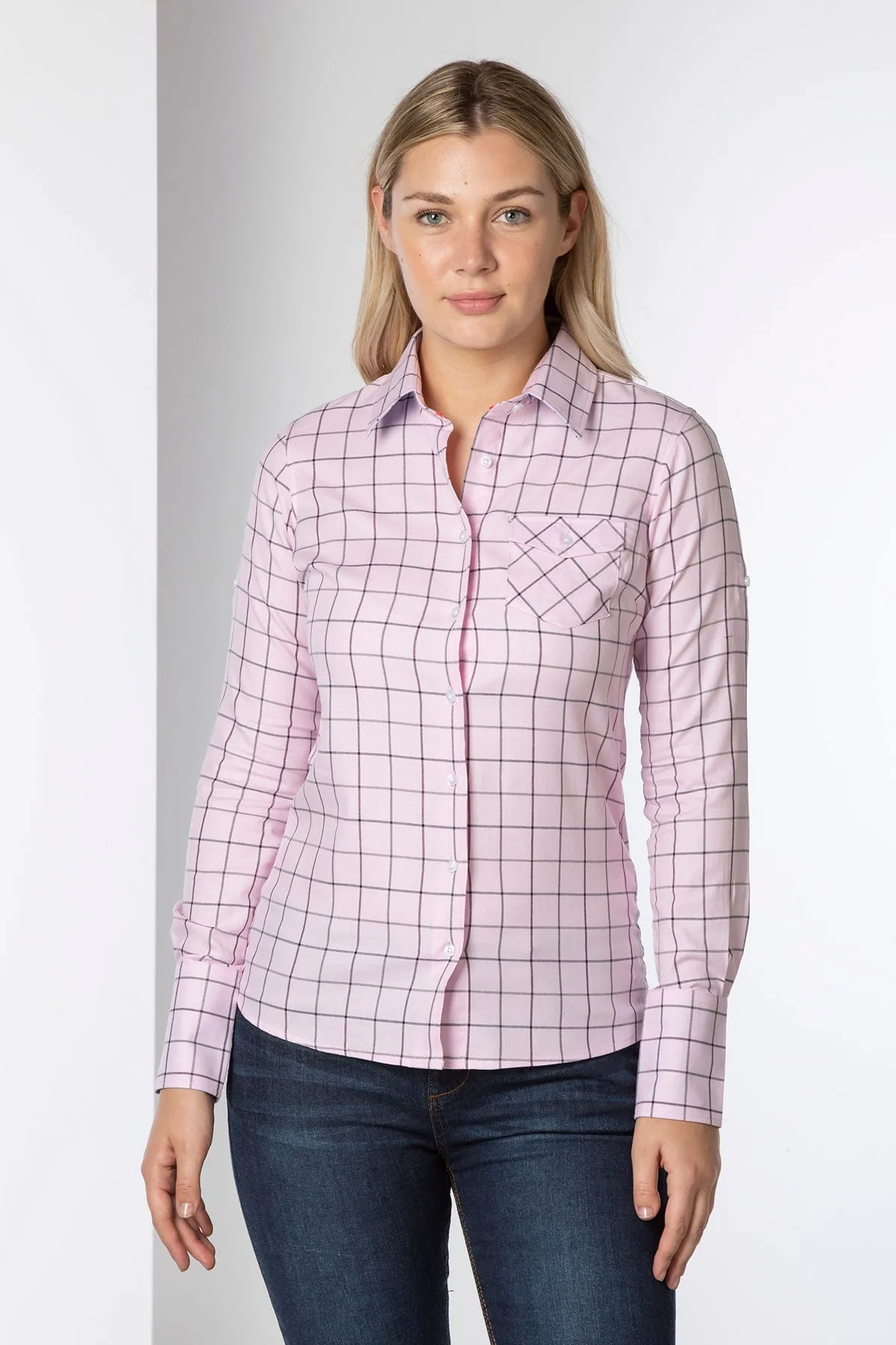 Ladies Hannah Country Shirt - Kate Tweed