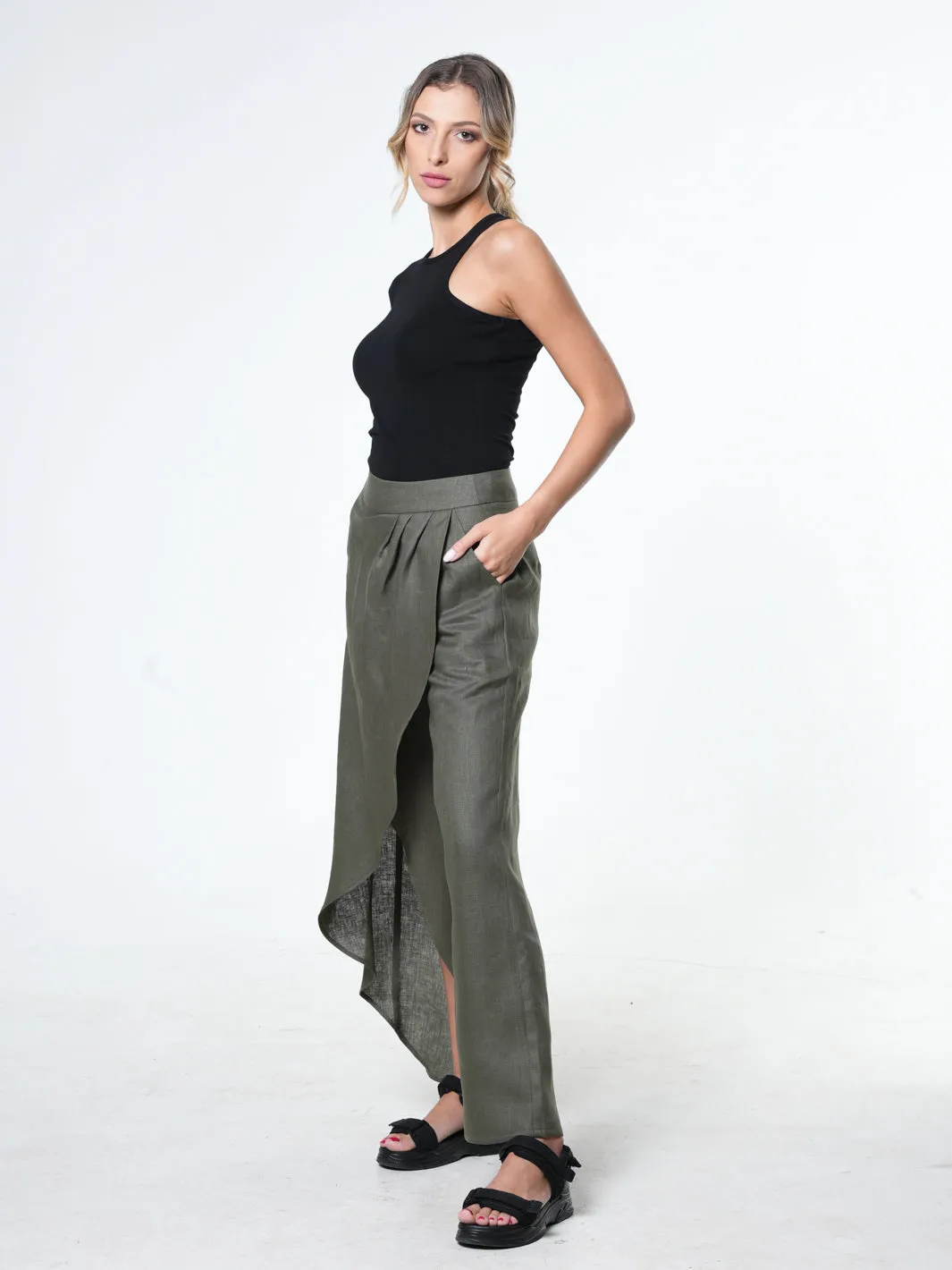 Loose Linen Pants