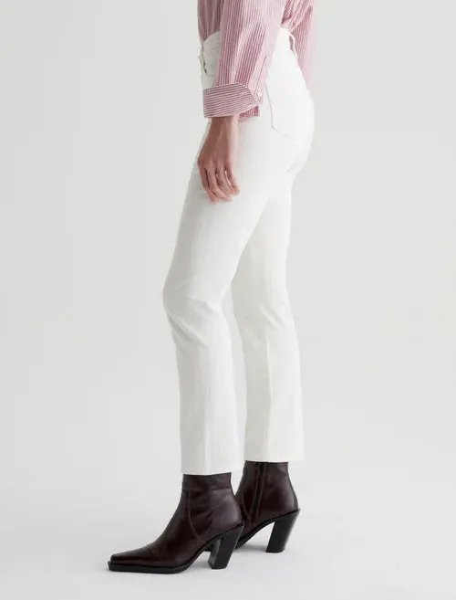 Mari High Rise Slim Straight in powder by AG