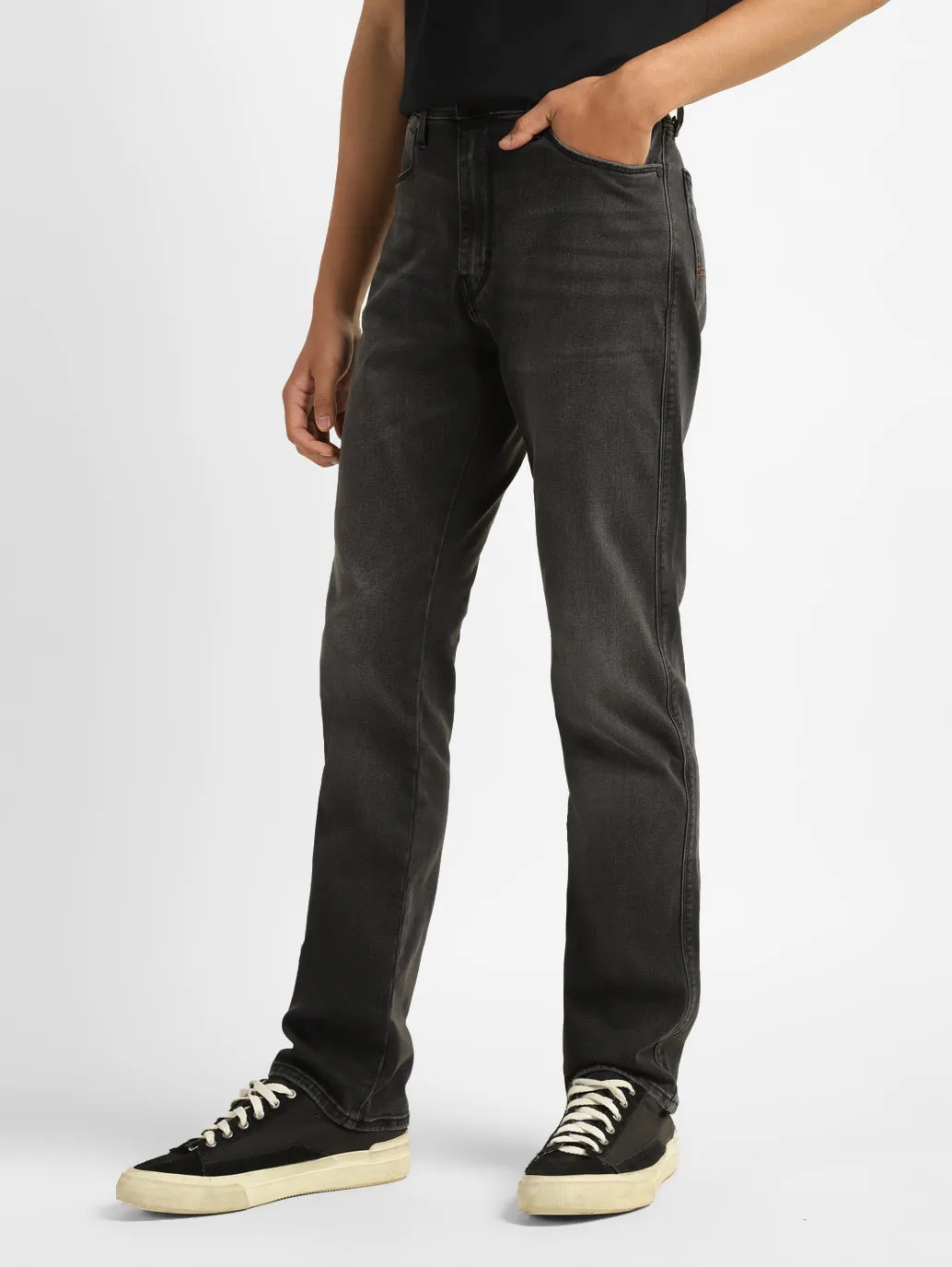 Men's 513 Grey Straight Fit Jeans