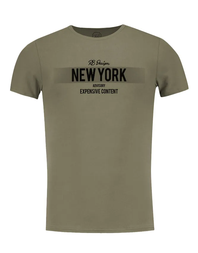 Men's T-shirts "New York Advisory"/ Color Option / MD866