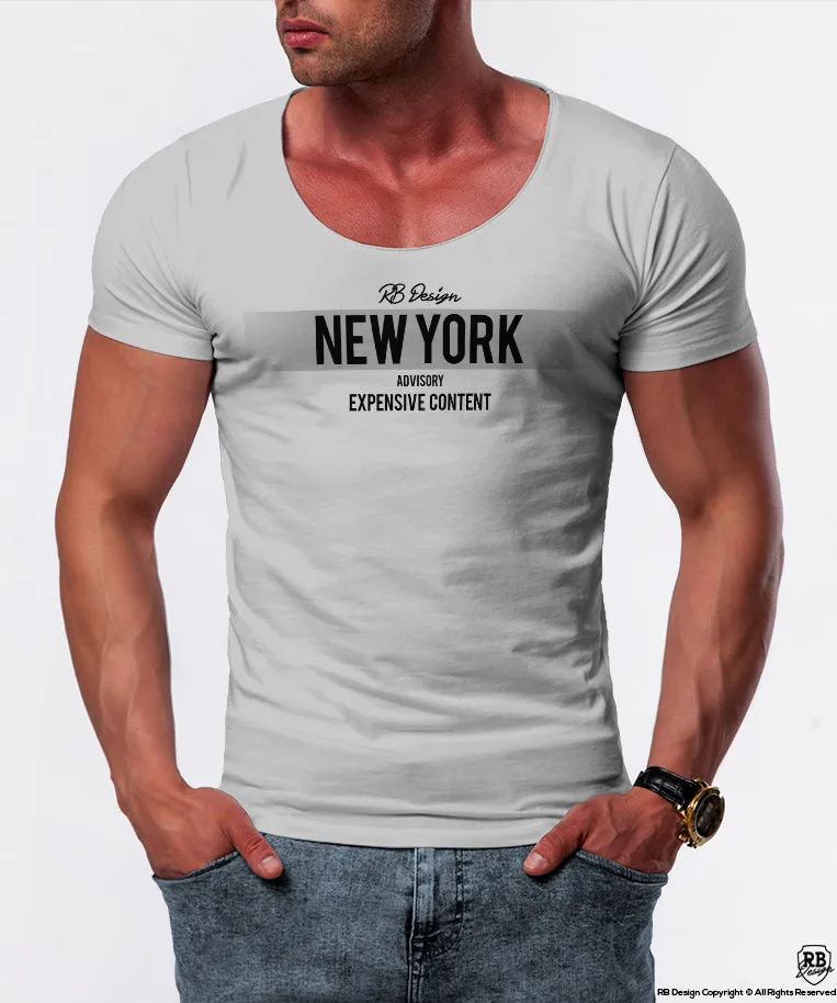 Men's T-shirts "New York Advisory"/ Color Option / MD866