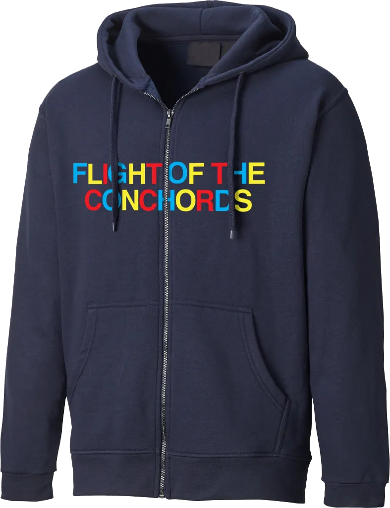 Multicolor Zip Hoodie