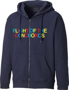 Multicolor Zip Hoodie