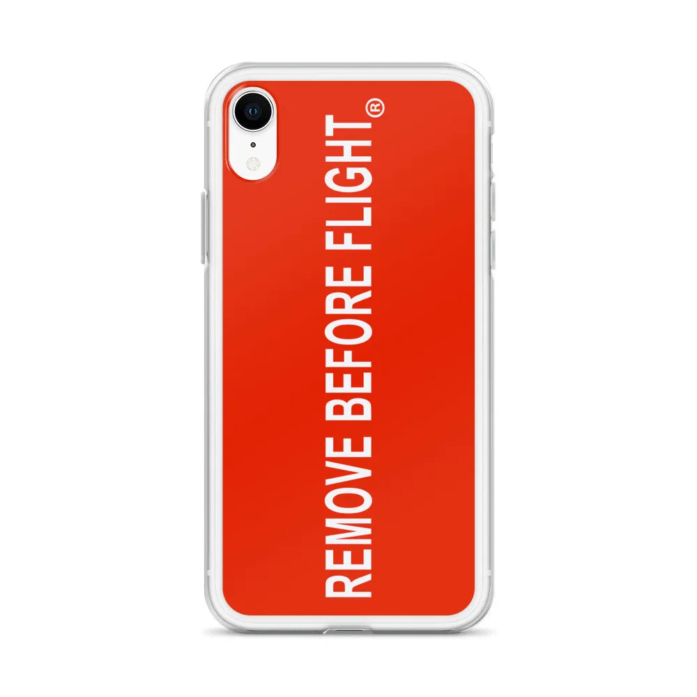 Remove Before Flight iPhone Case