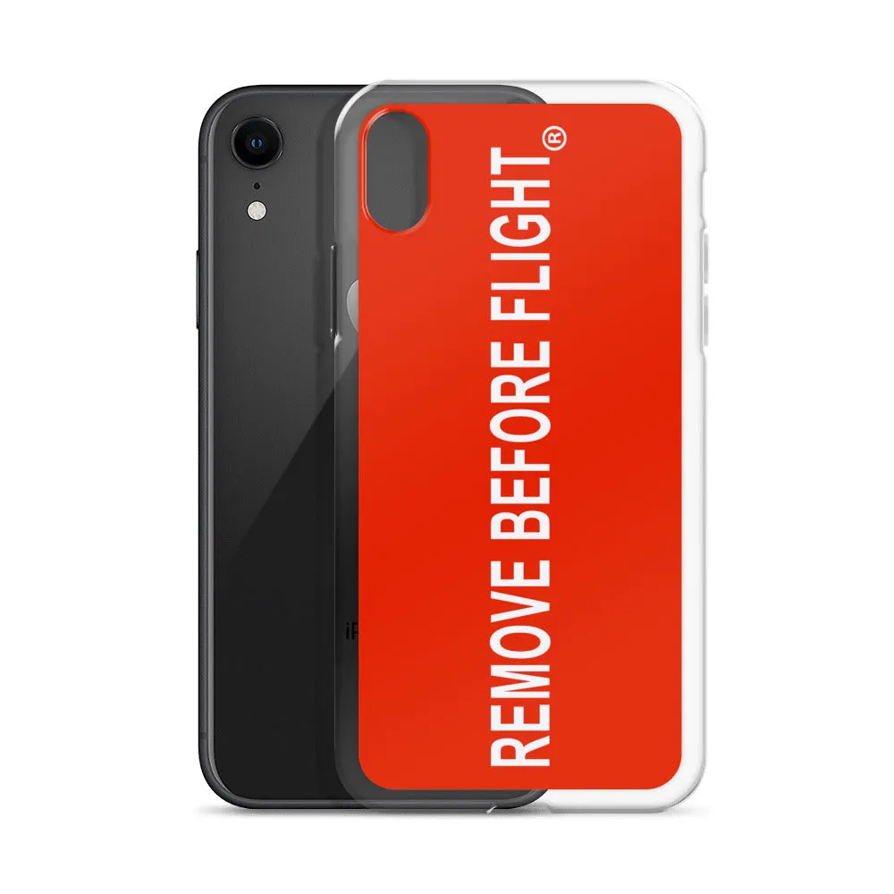 Remove Before Flight iPhone Case