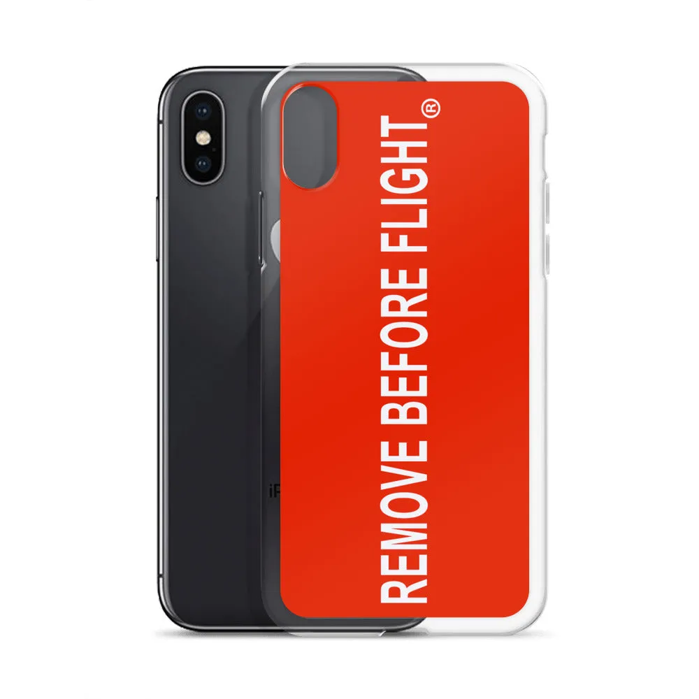 Remove Before Flight iPhone Case