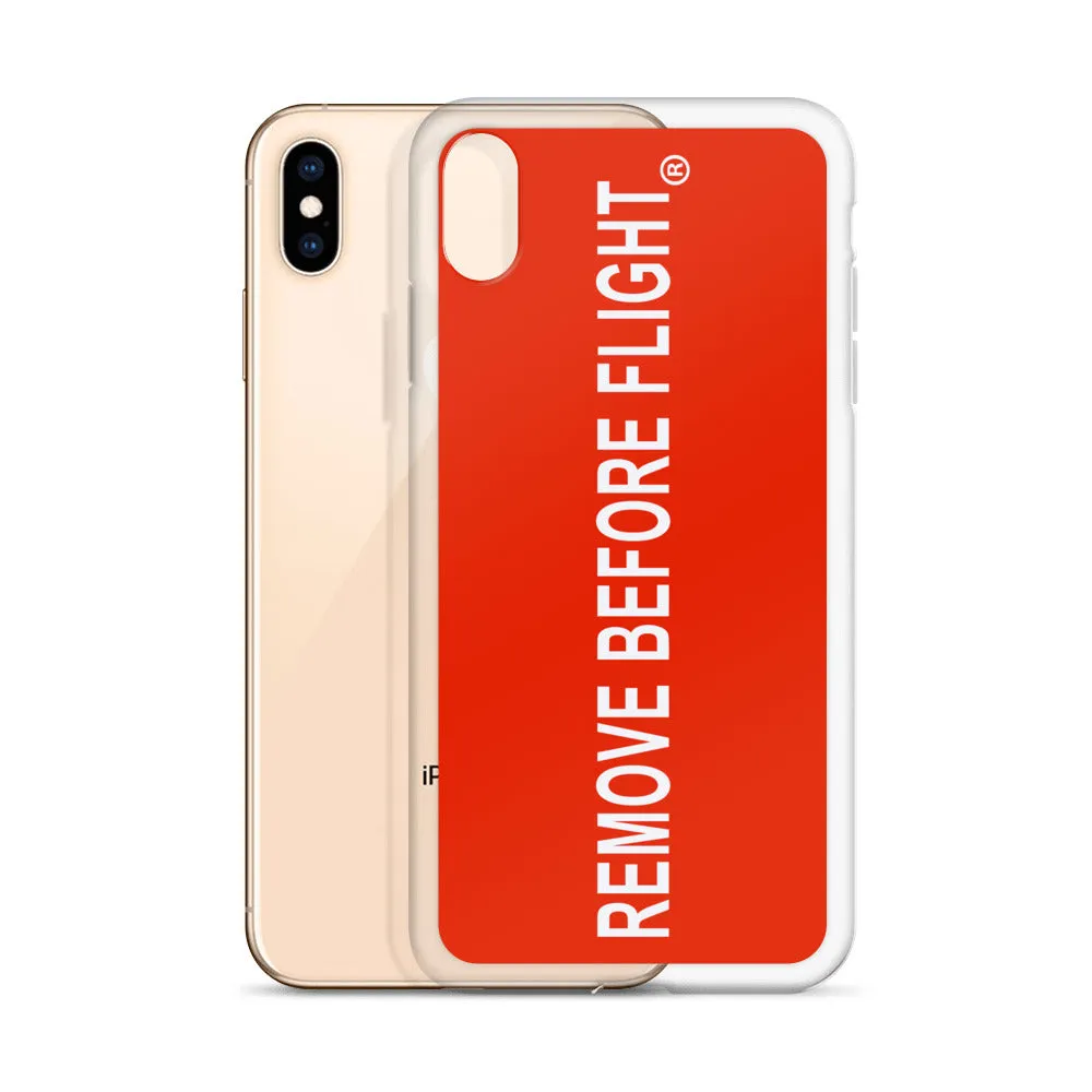 Remove Before Flight iPhone Case