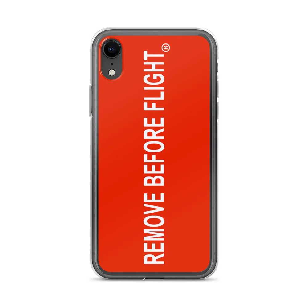 Remove Before Flight iPhone Case