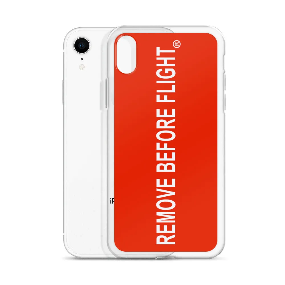 Remove Before Flight iPhone Case