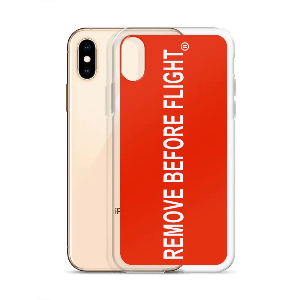 Remove Before Flight iPhone Case