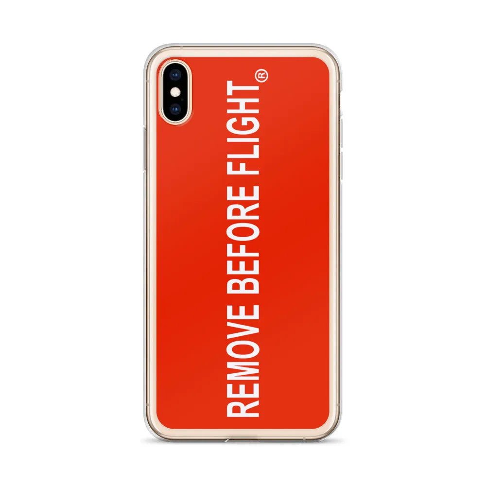 Remove Before Flight iPhone Case