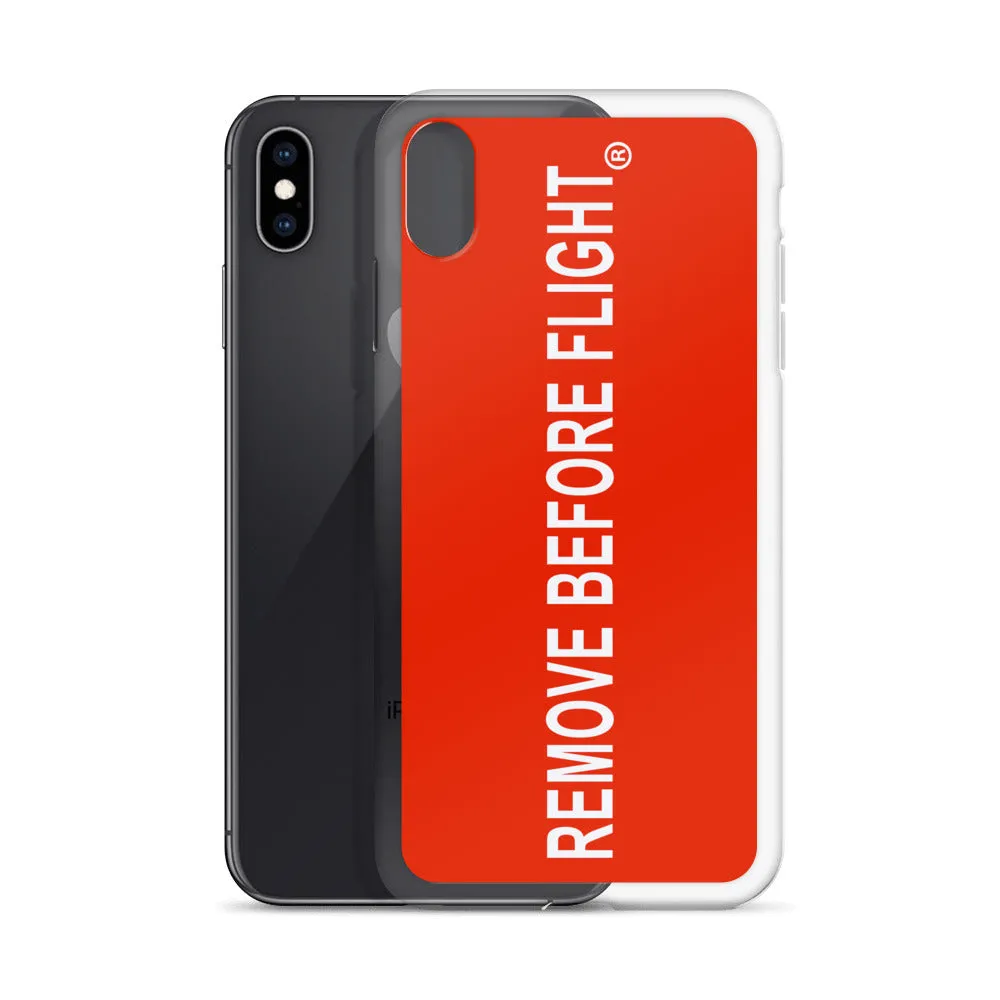 Remove Before Flight iPhone Case