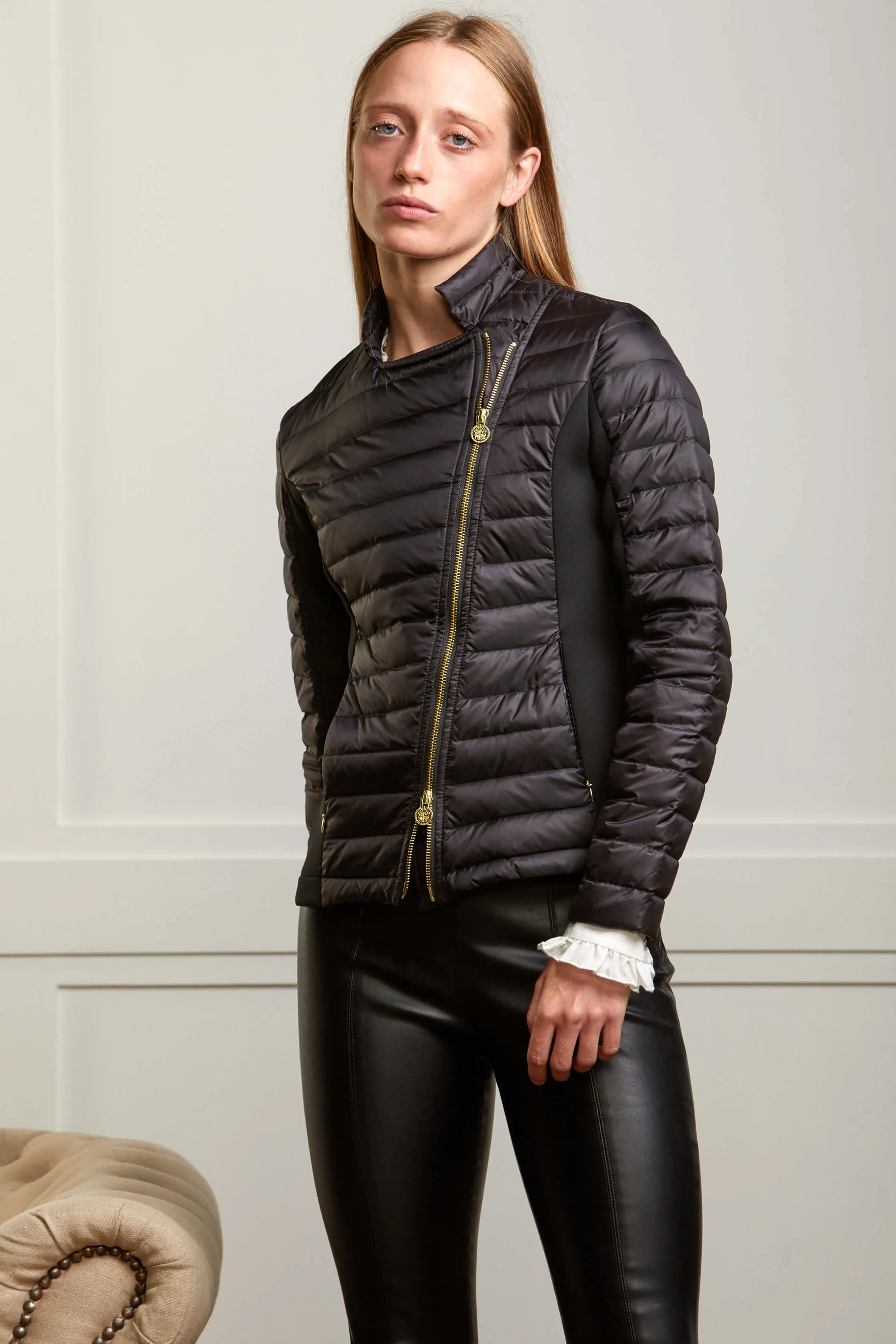 Roxie Puffer Biker Jacket - 60% OFF