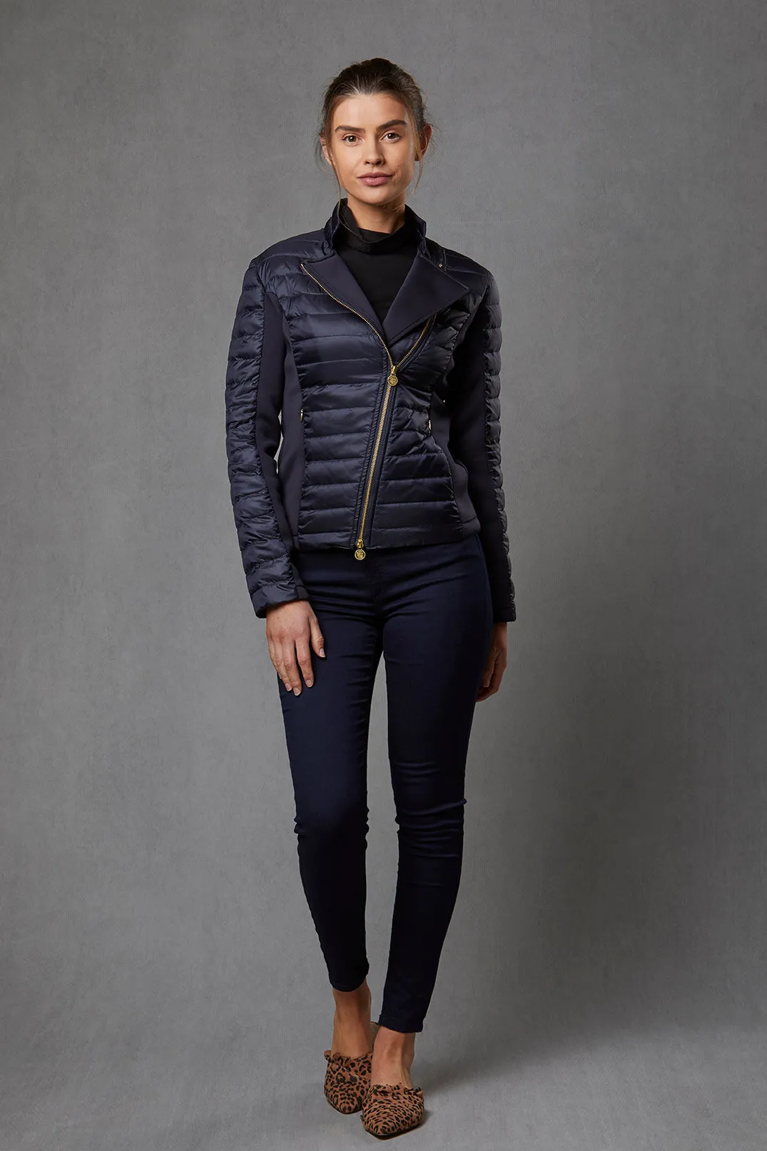 Roxie Puffer Biker Jacket - 60% OFF