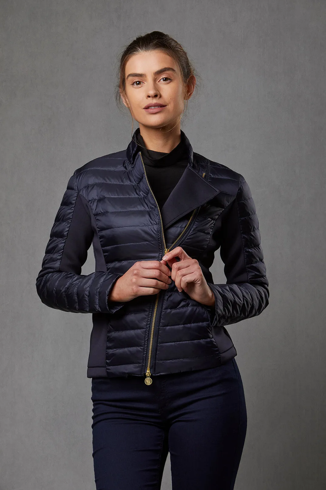 Roxie Puffer Biker Jacket - 60% OFF