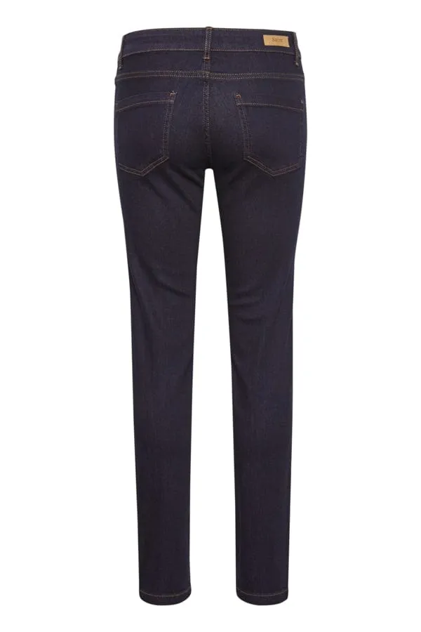 Saint Tropez Slim Leg Jeans Dark Blue