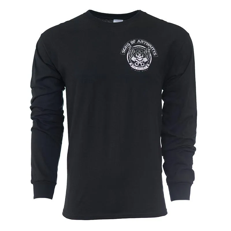 Sons of Arthritis Skull & Pistons Long Sleeve T-shirt