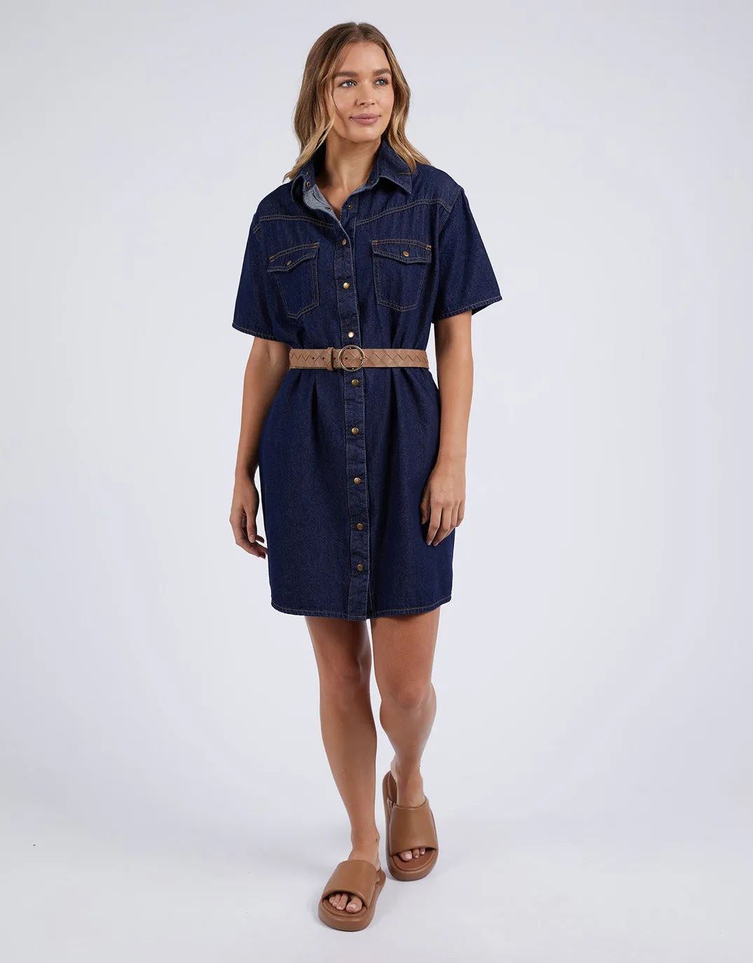 Sorcha Denim Dress - Indigo Denim