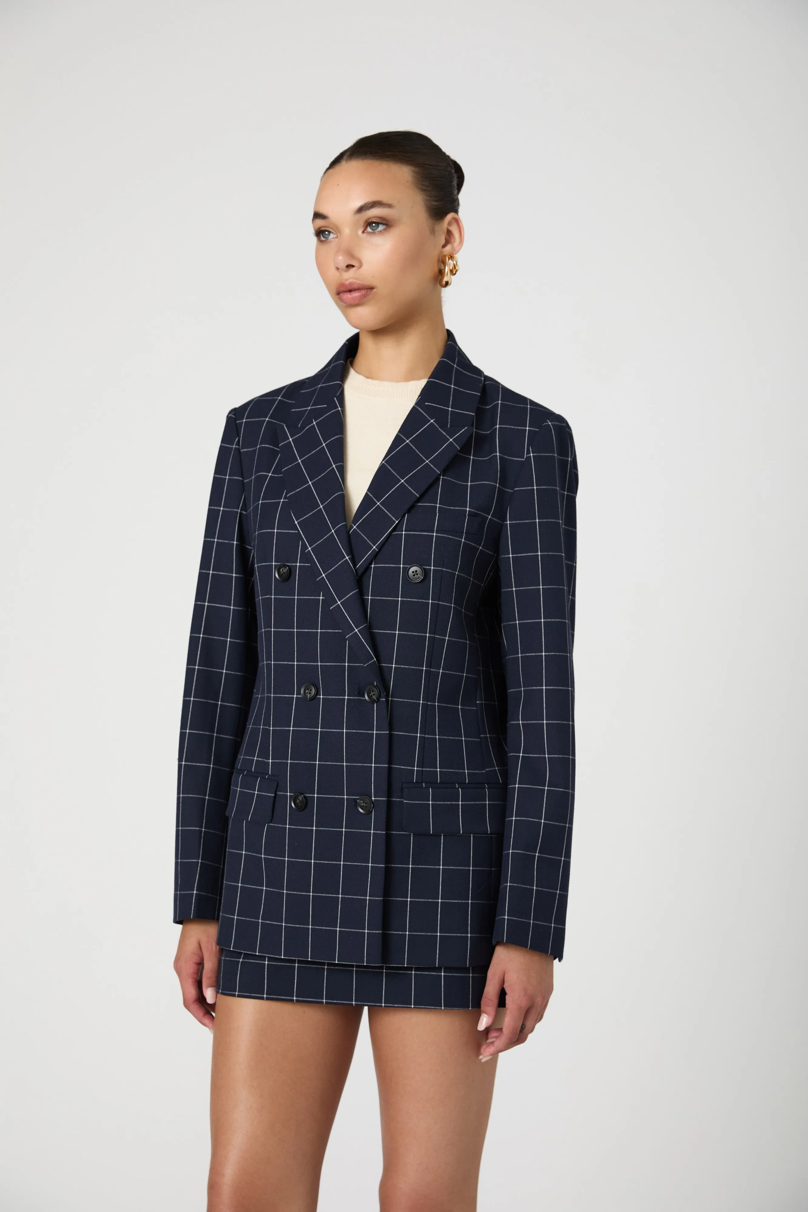 Window Pane Check Jacket