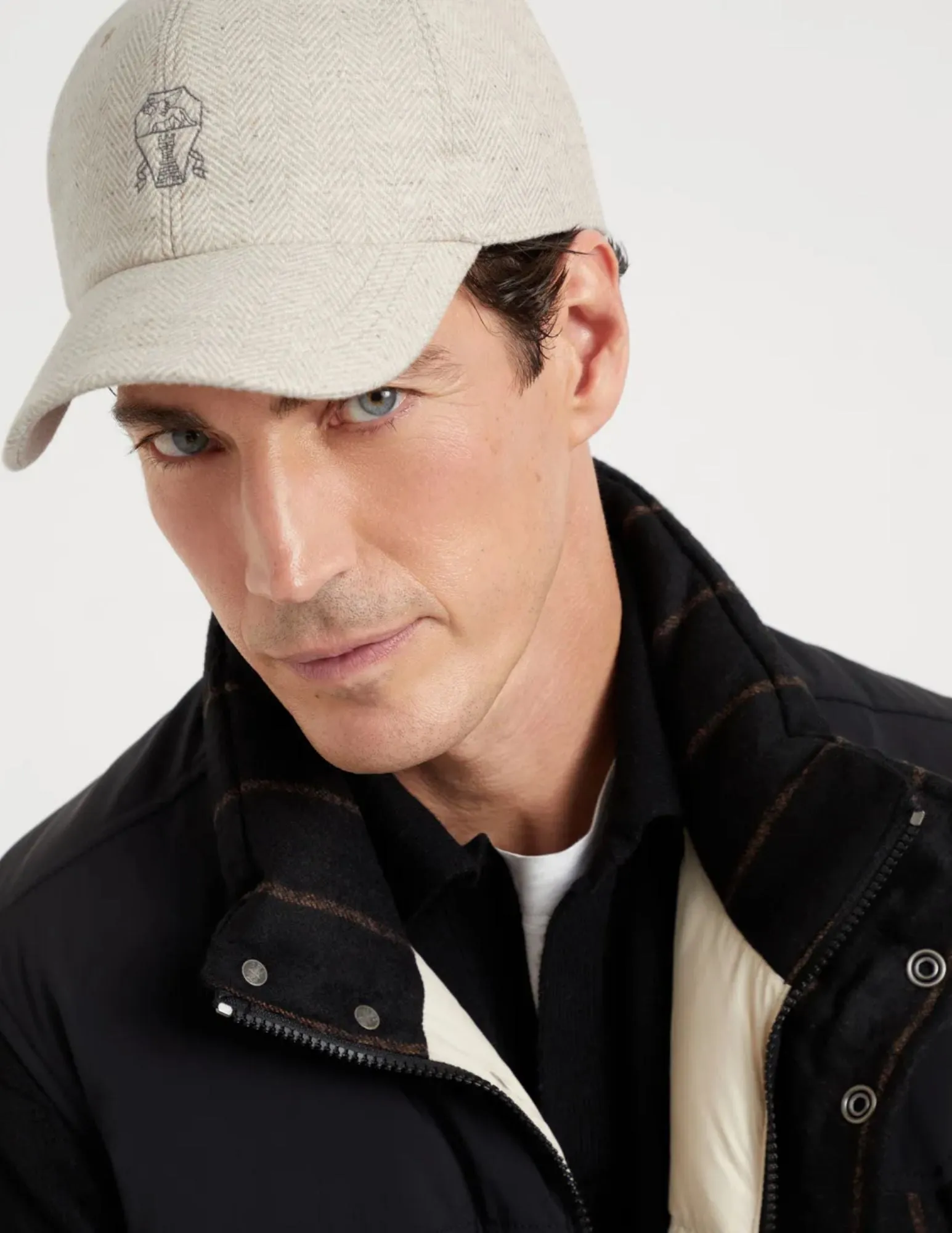 Wool & Cashmere Chevron Baseball Cap | Butter