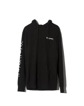 Word Mark Hoodie Black