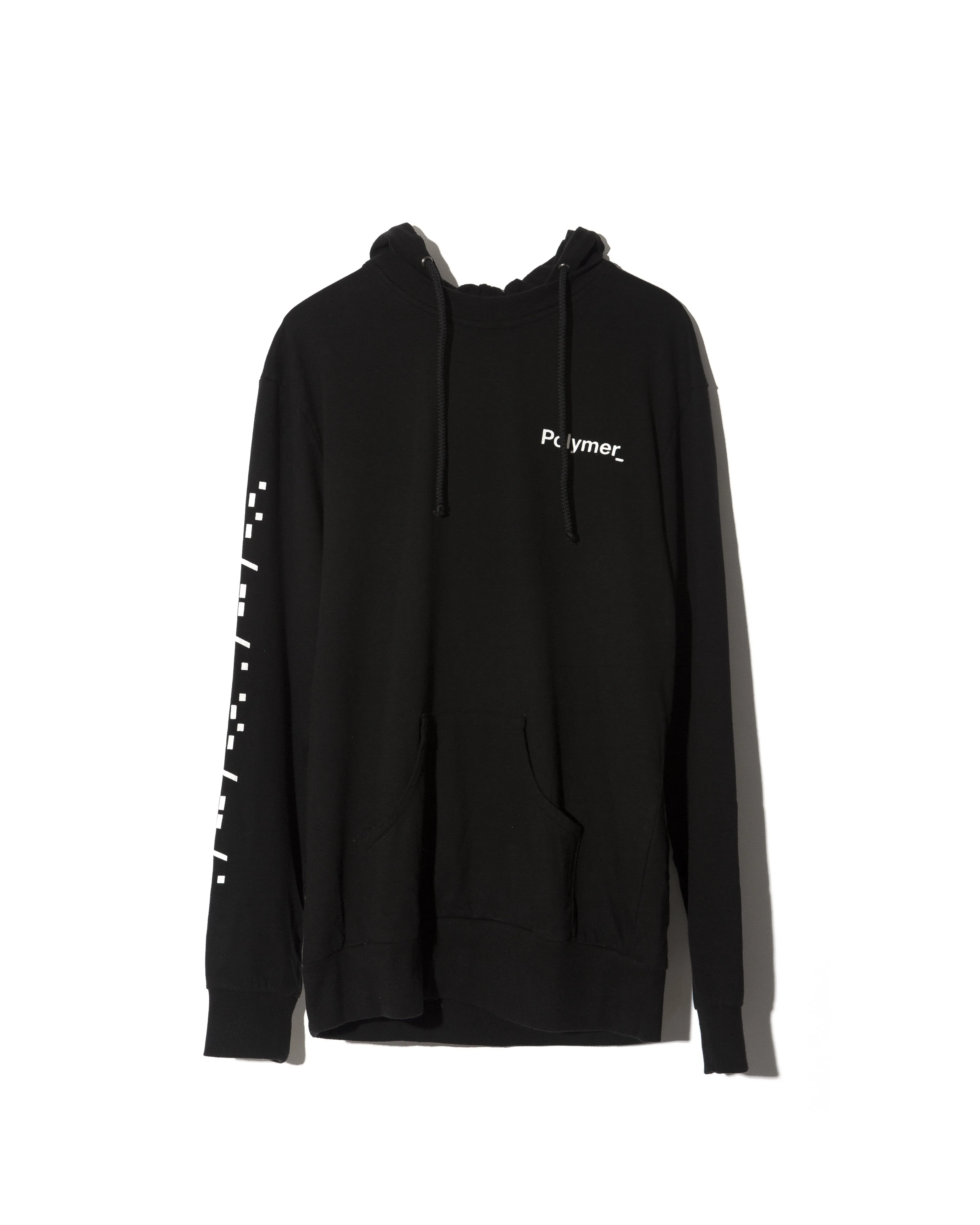 Word Mark Hoodie Black